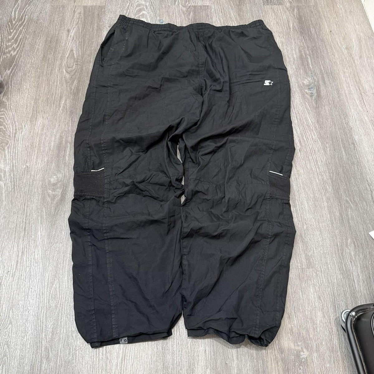 Vintage Y2K 2000's Black Baggy Cargo Pants