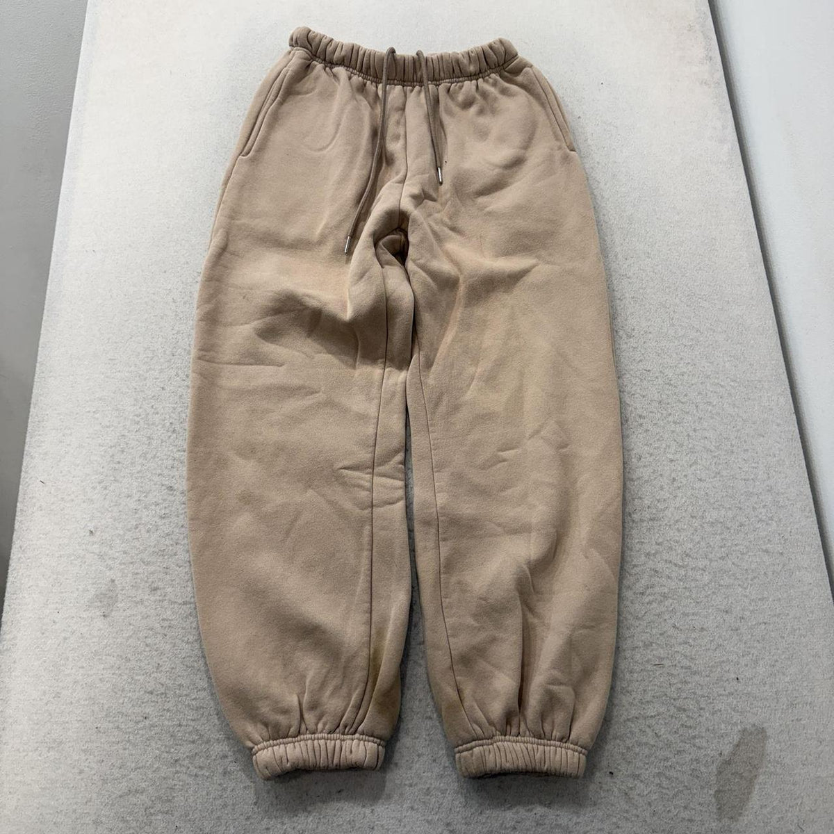 Vintage Y2K 2000's Women's Beige Baggy Jogger Pants