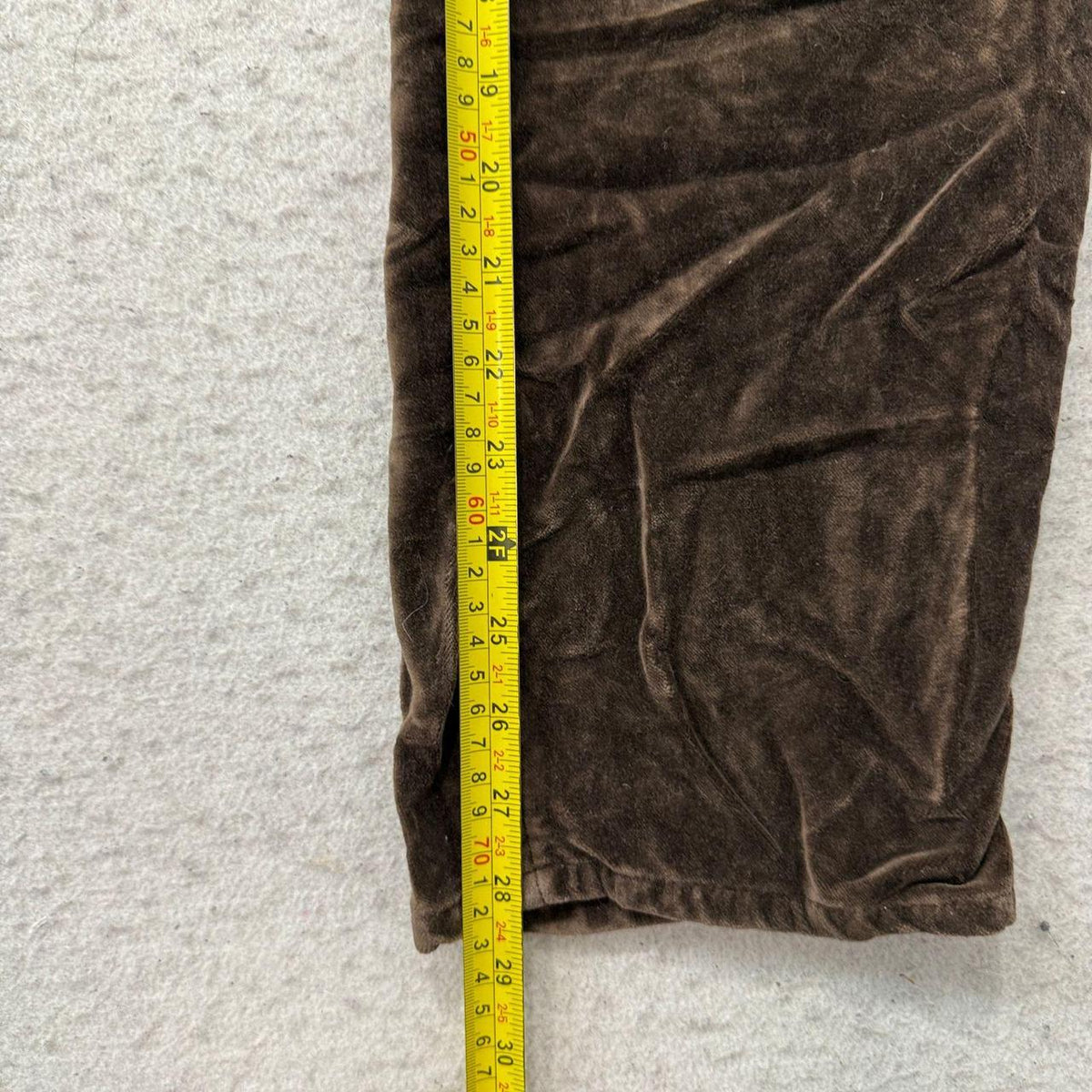 Vintage 90s Women's Sostanza Brown Corduroy Baggy Pants
