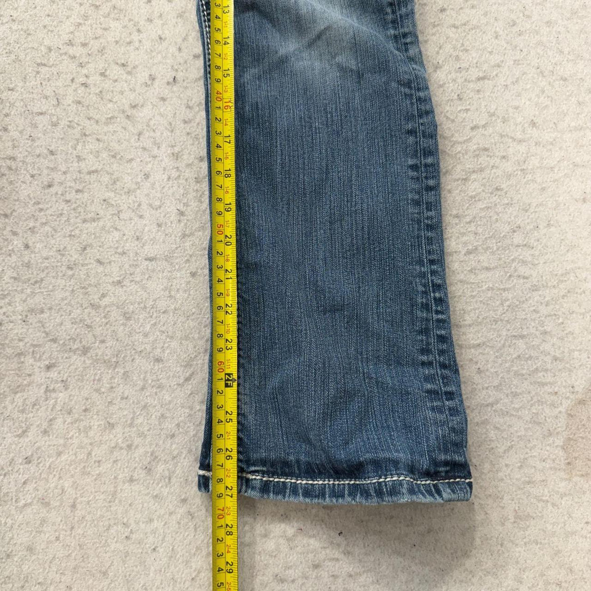 Vintage Y2K 2000's Women's BKE Faded Open Leg Jeans