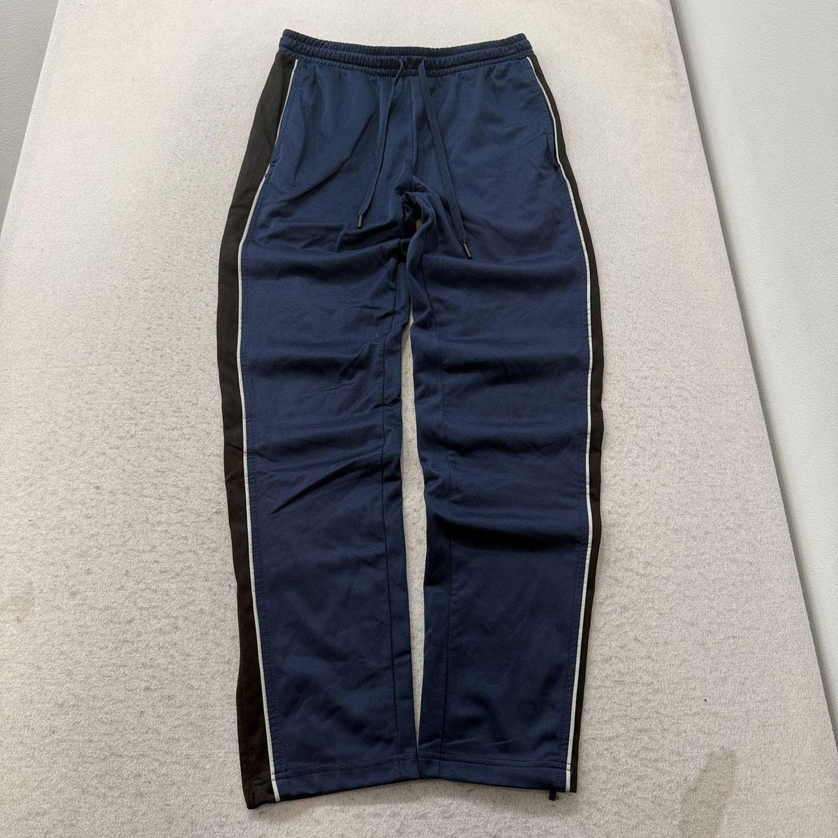 Vintage Y2K 2000's Athletic Works Navy Baggy Track Pants