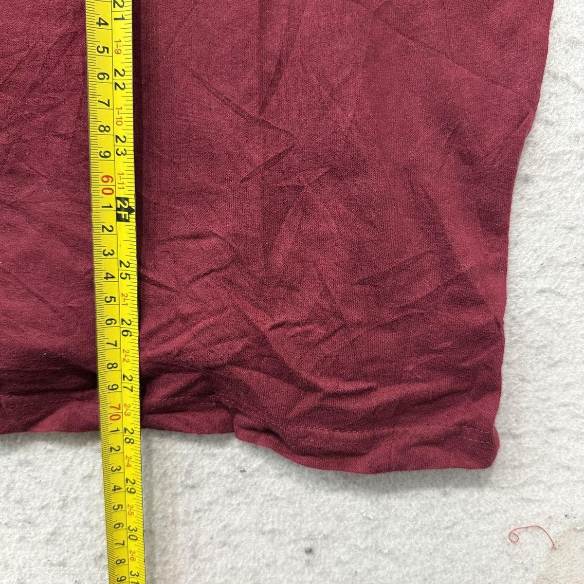 Vintage Y2K 2000's Hollister Burgundy Faded Graphic Tee