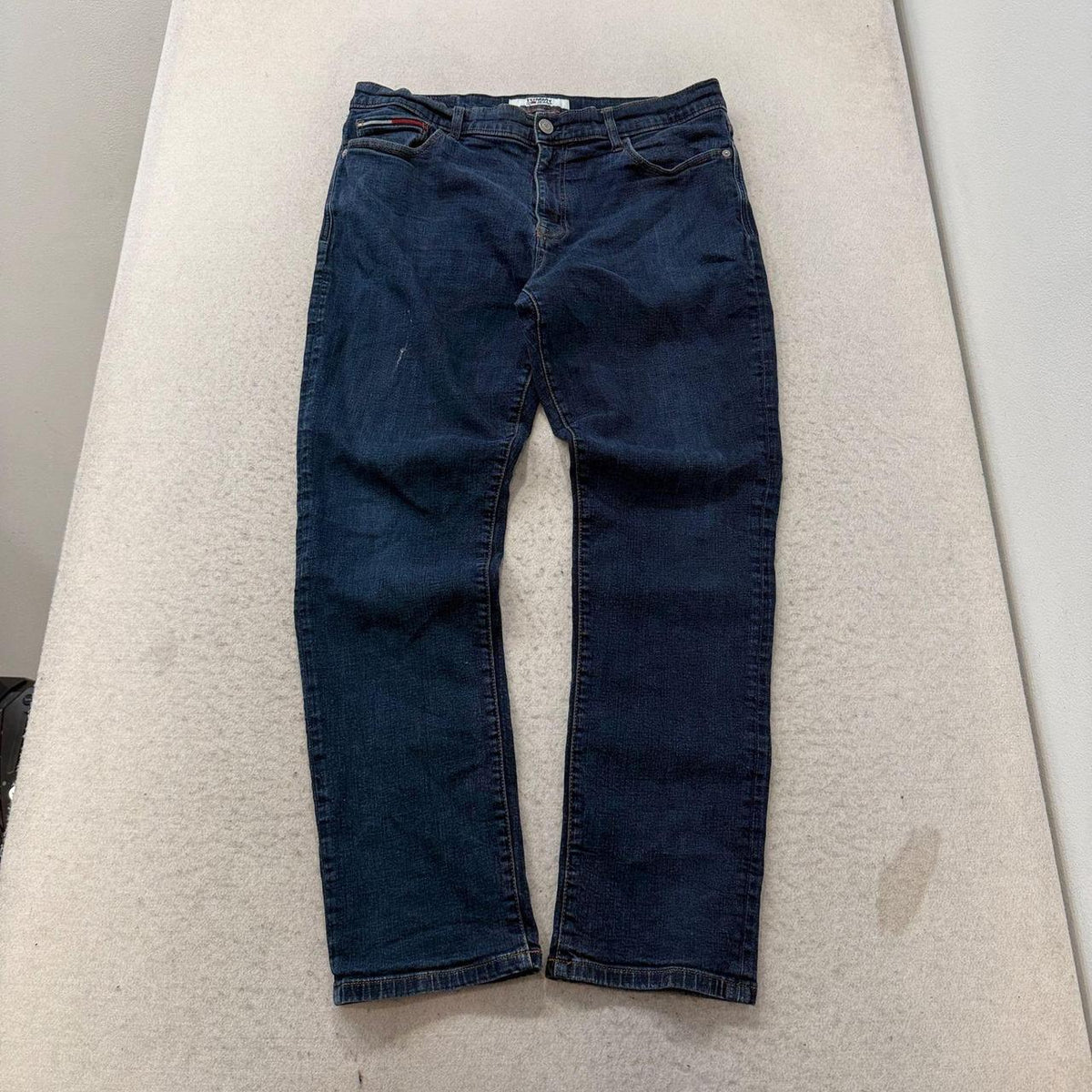 Vintage Y2K 2000's Tommy Jeans Dark Wash Open Leg Jeans