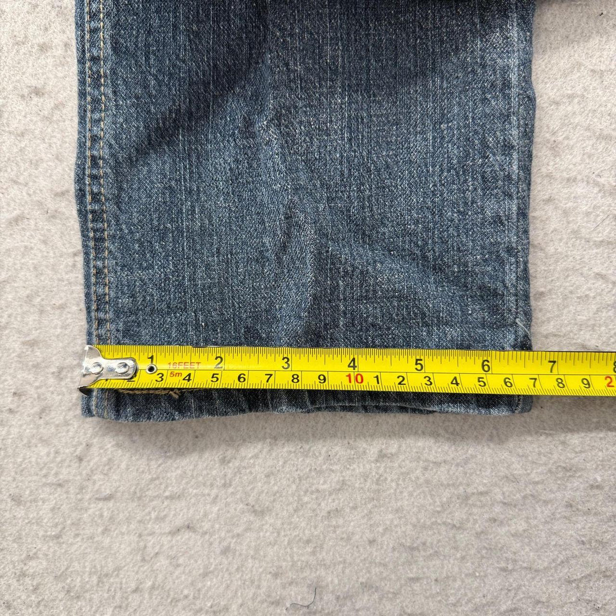Vintage Y2K 2000's Stuff by Hilary Duff Faded Open Leg Embroidered Jeans
