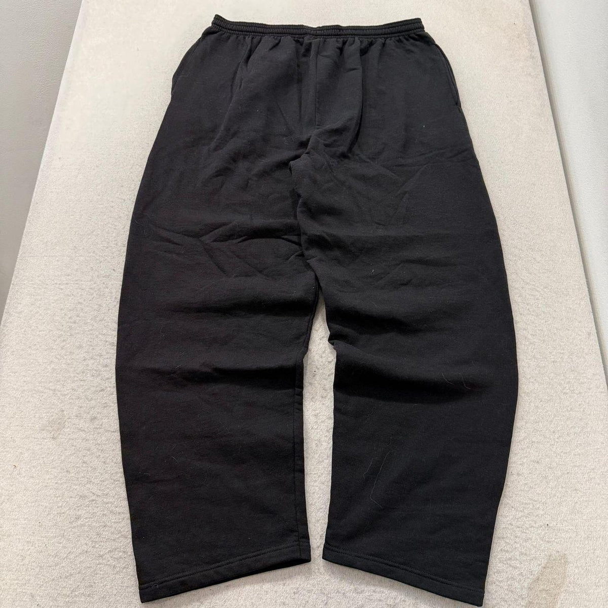 Vintage Y2K 2000's Hanes Black Baggy Sweatpants