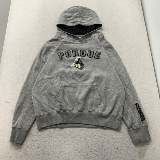 Vintage Y2K 2000's Stadium Athletics Grey Oversized Faded Spellout Hoodie