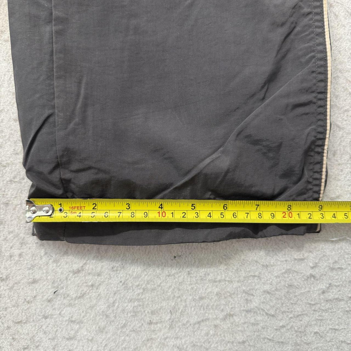 Vintage Y2K 2000's Women's Black Baggy Nylon Track Pants
