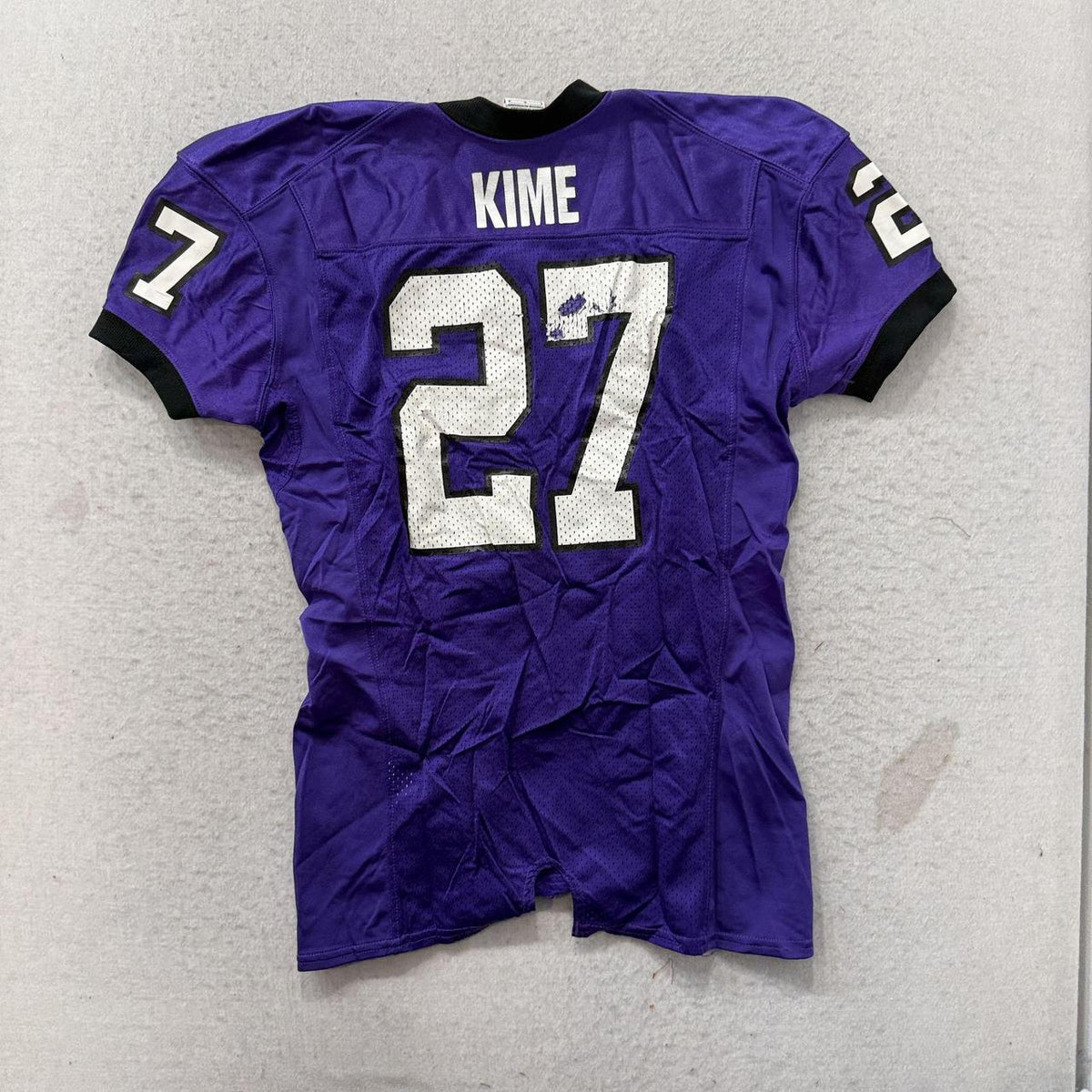 Vintage Y2K 2000's Nike Purple Boxy Graphic Football Jersey