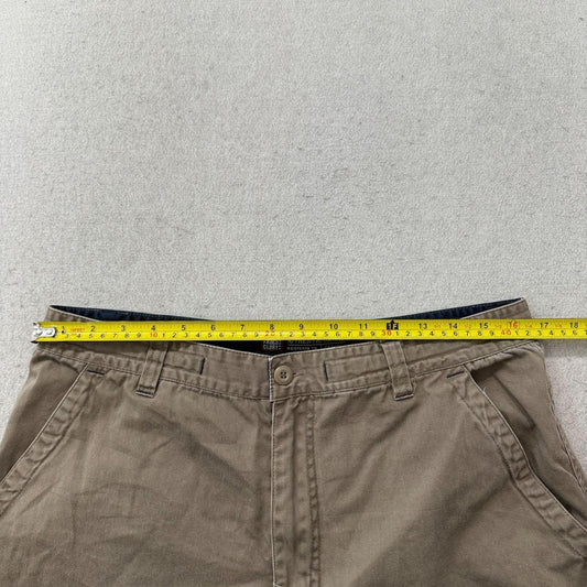 Vintage Y2K 2000's Faded Glory Khaki Baggy Faded Cargo Shorts