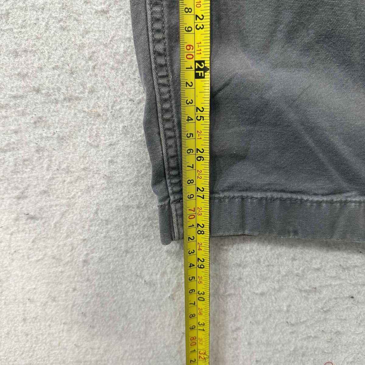 Vintage Y2K 2000's Charcoal Grey Baggy Distressed Cargo Pants
