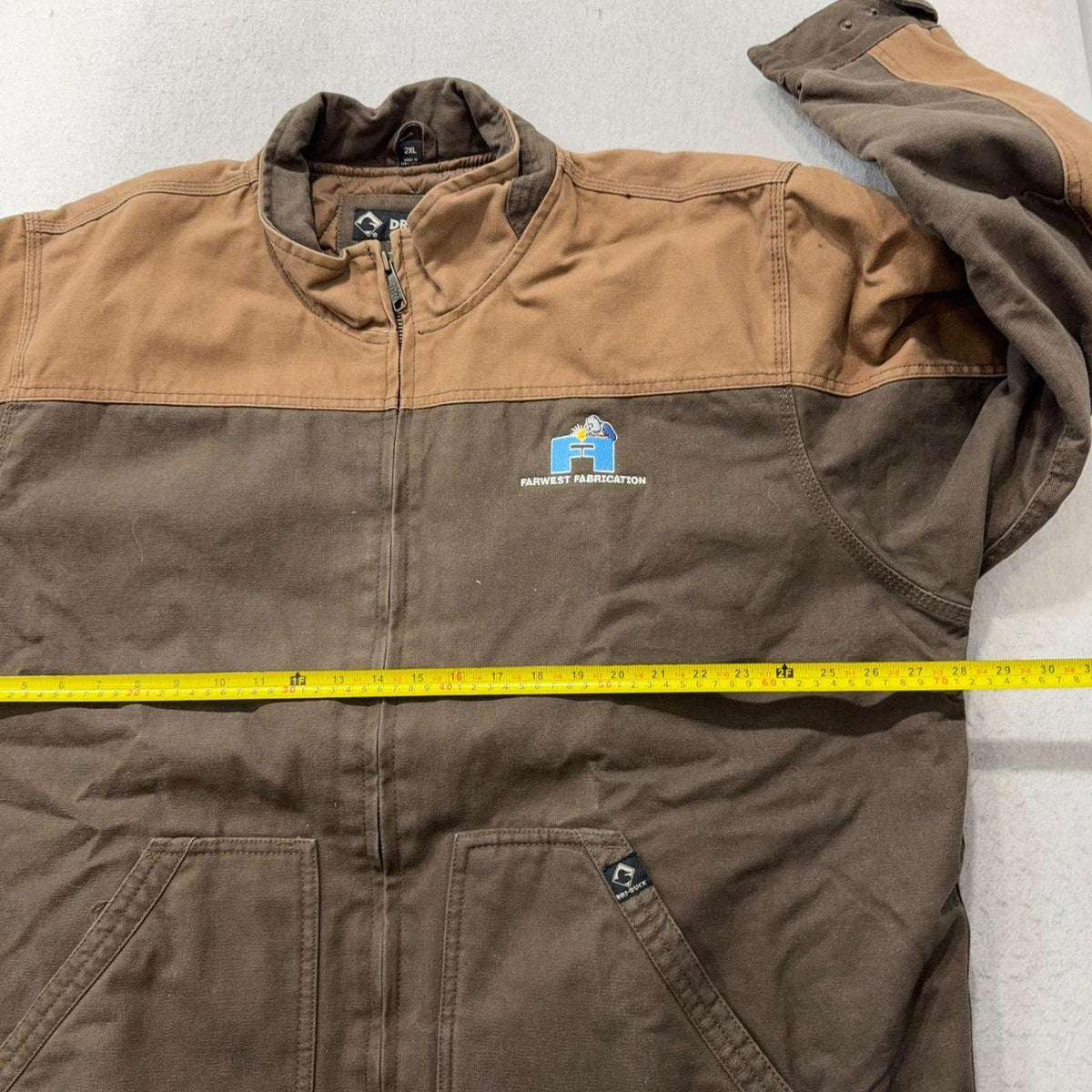 Vintage Y2K 2000's Carhartt Brown Work Jacket Faded Oversized