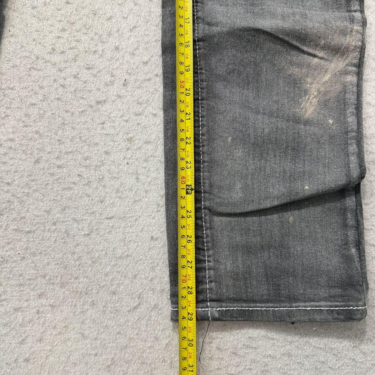 Vintage Y2K 2000's Method Charcoal Faded Open Leg Jeans