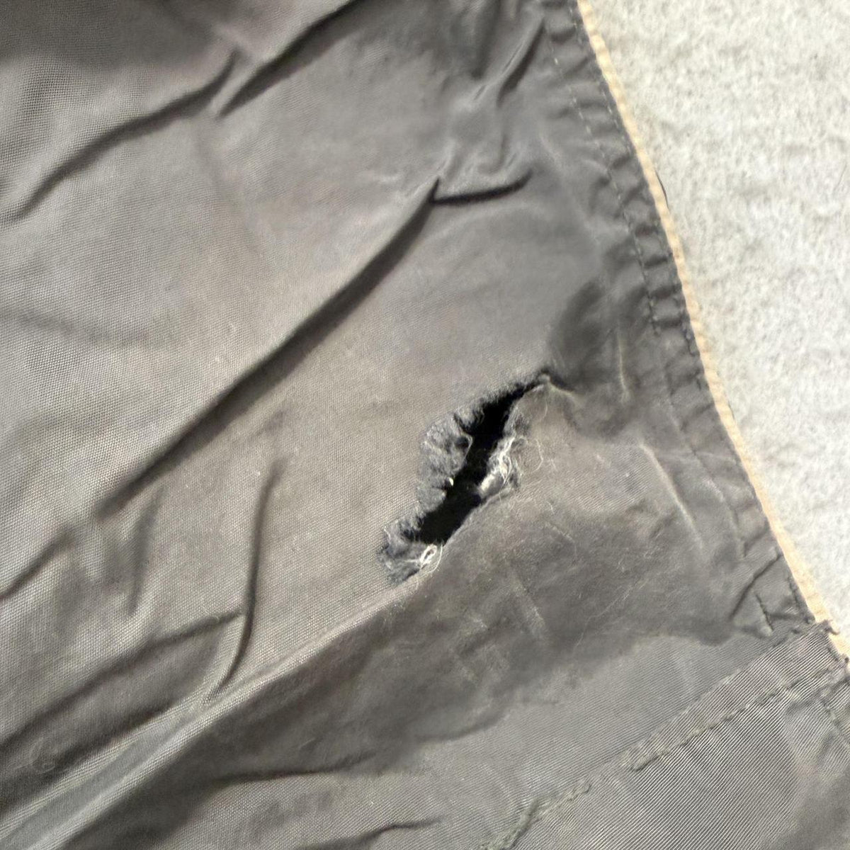 Vintage Y2K 2000's Women's Black Baggy Nylon Track Pants