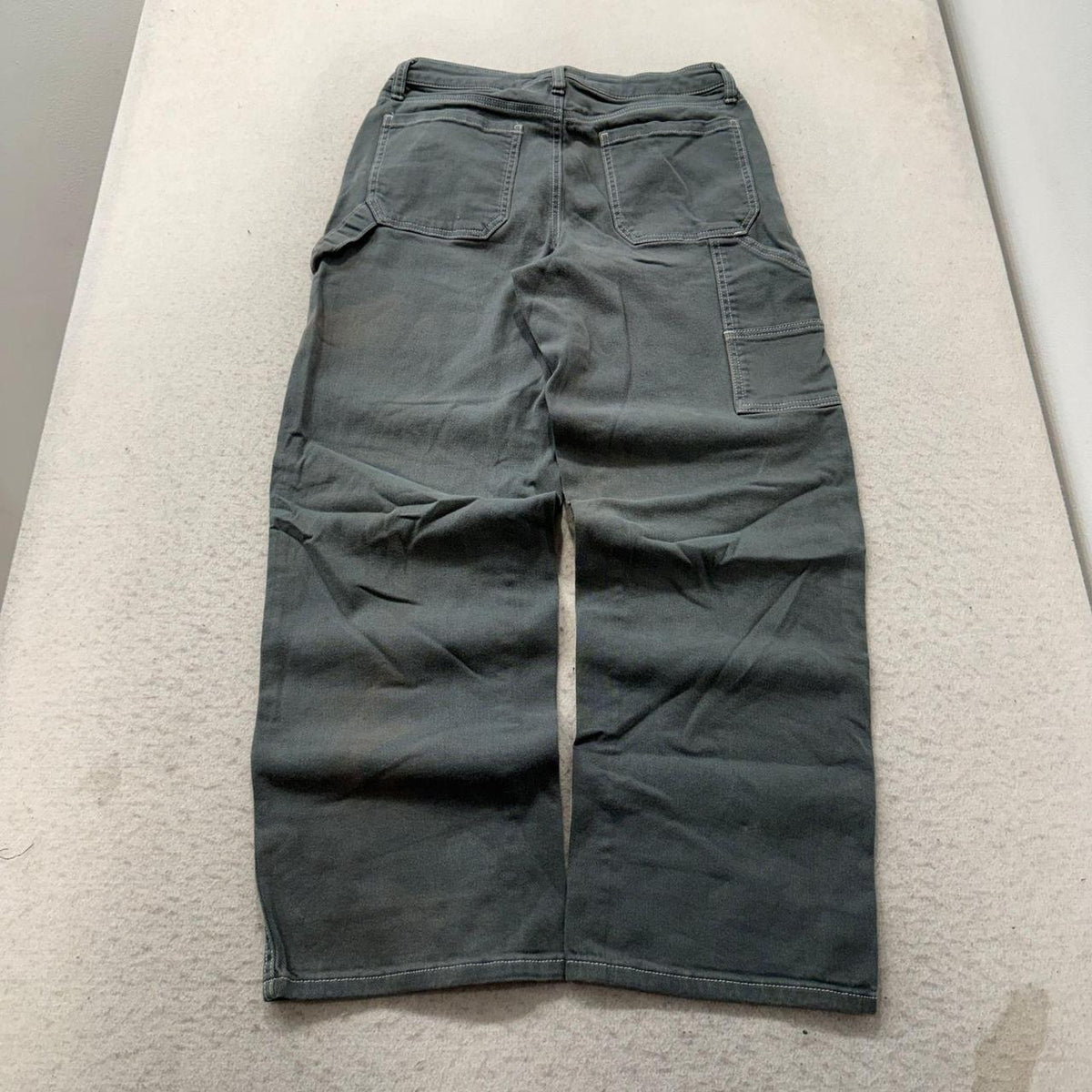 Vintage Y2K 2000's Grey Baggy Carpenter Work Pants