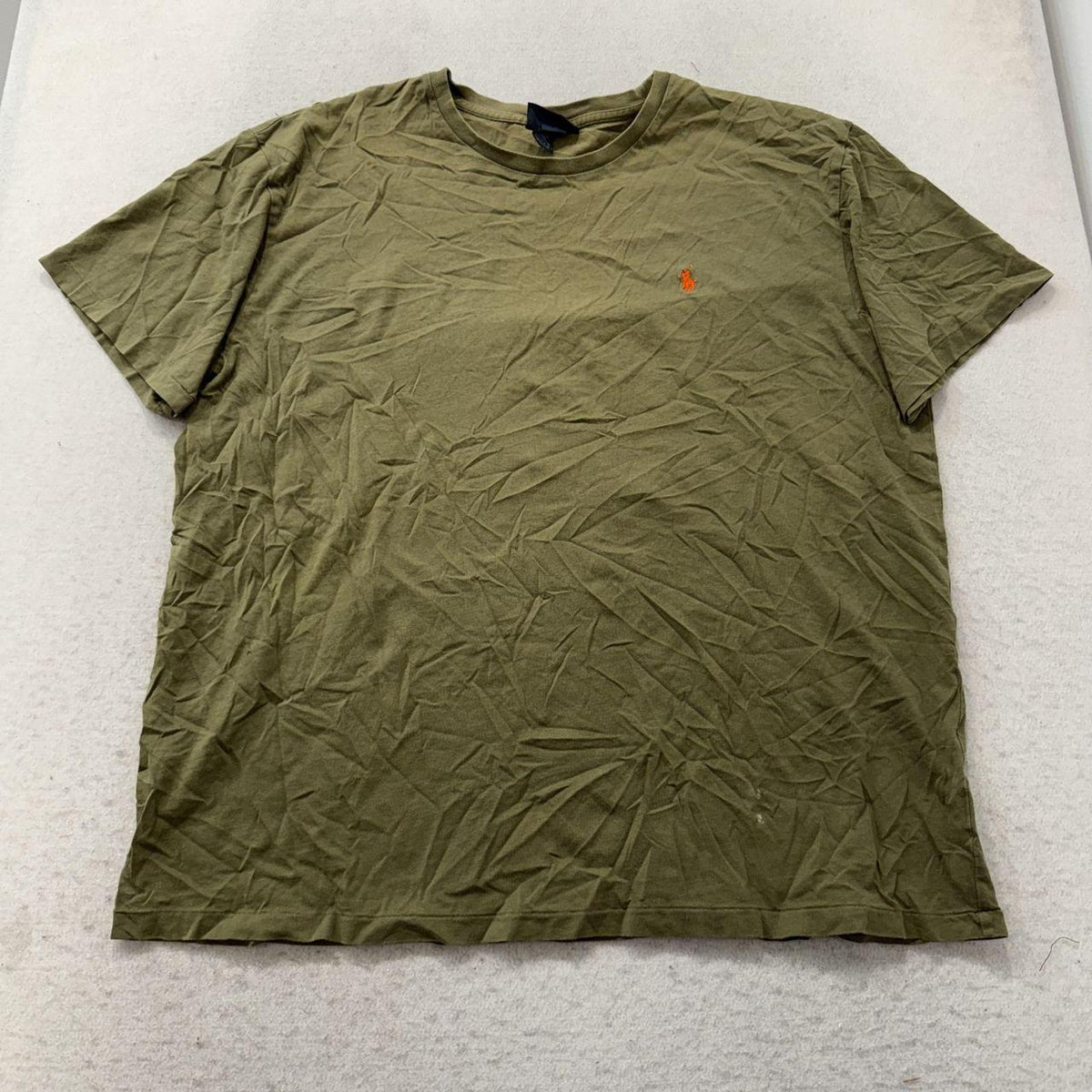 Vintage Y2K 2000's Polo Ralph Lauren Sage Green Boxy Blank Tee