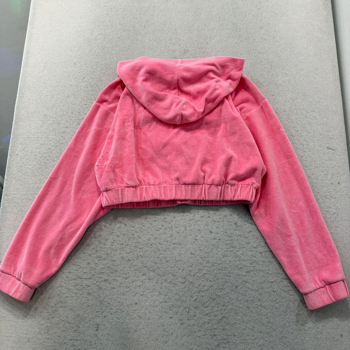Vintage Y2K 2000's Juicy Couture Hot Pink Boxy Zip Up Hoodie
