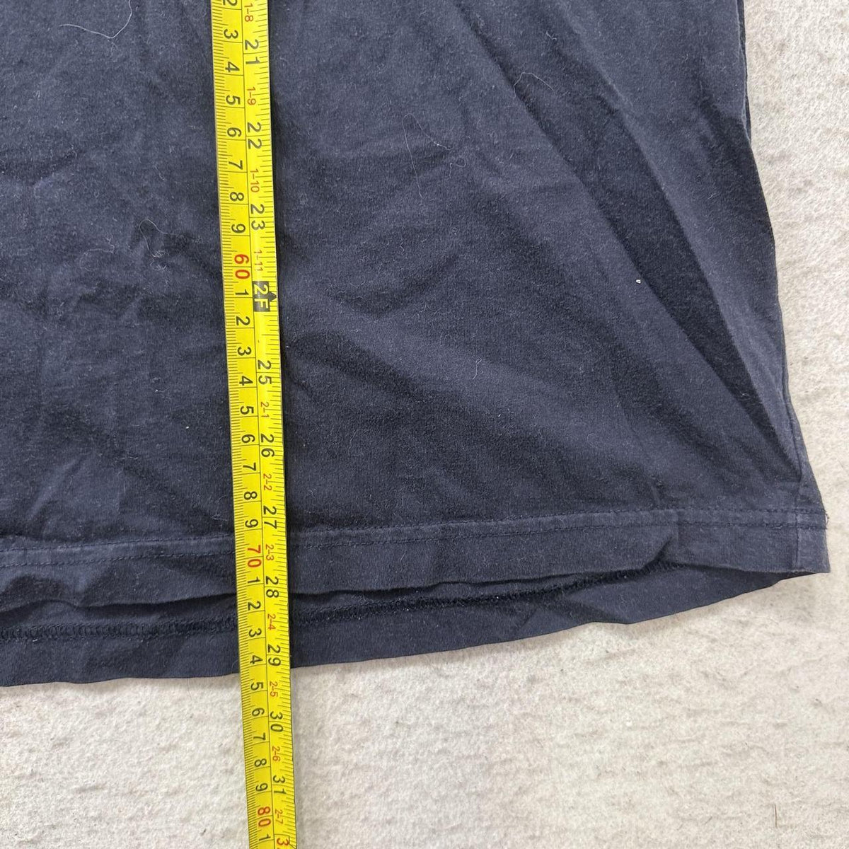 Vintage Y2K 2000's Gianfranco Ferre Navy Faded Boxy Graphic Tee