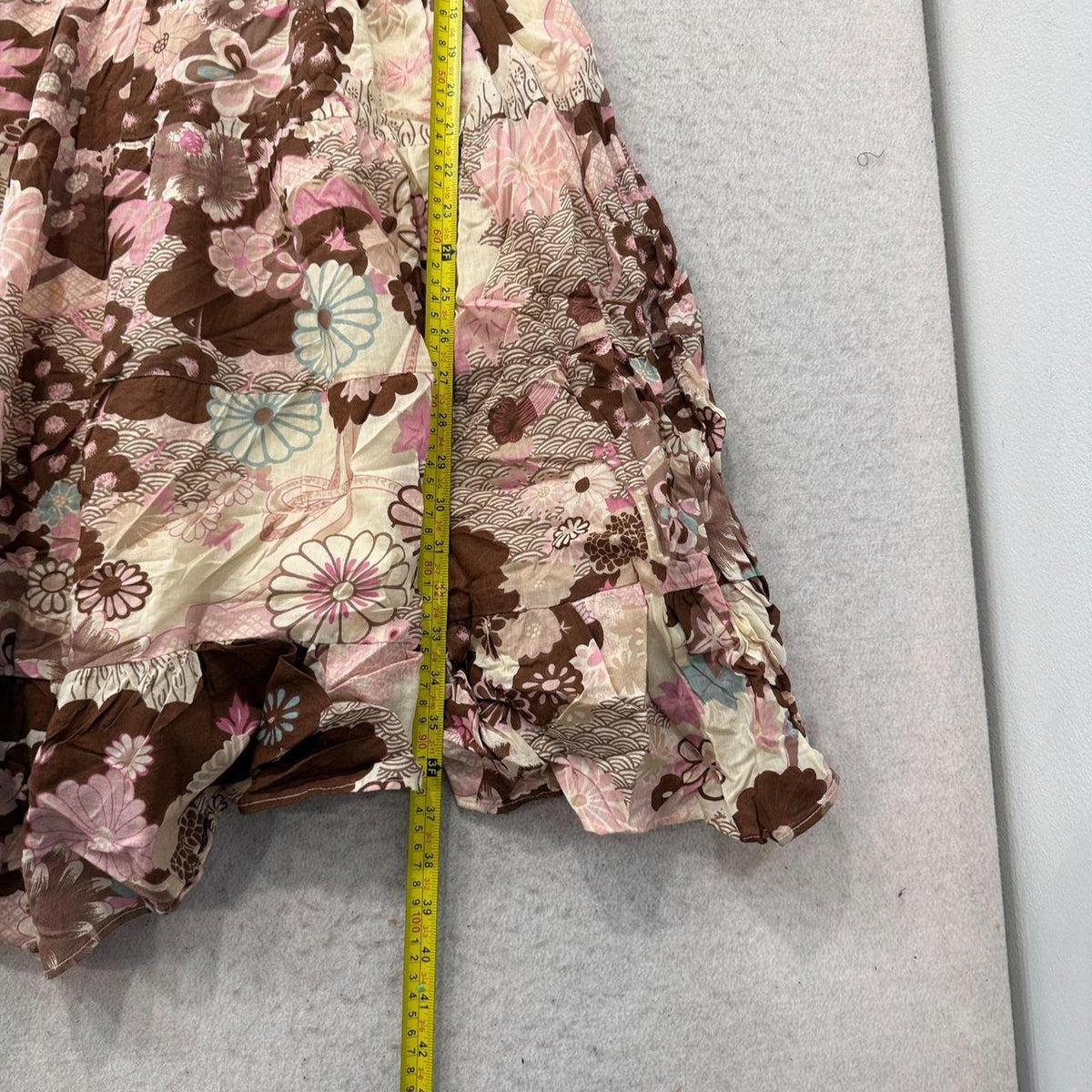 Vintage Y2K 2000's Women's Caneci Pink Floral Print Graphic Dress