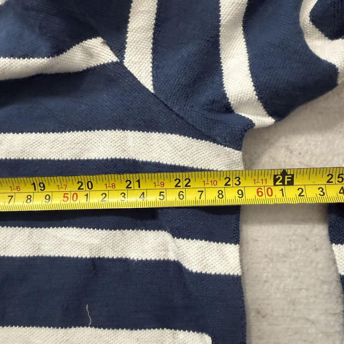 Vintage Y2K 2000's American Eagle Navy Striped Rugby Polo