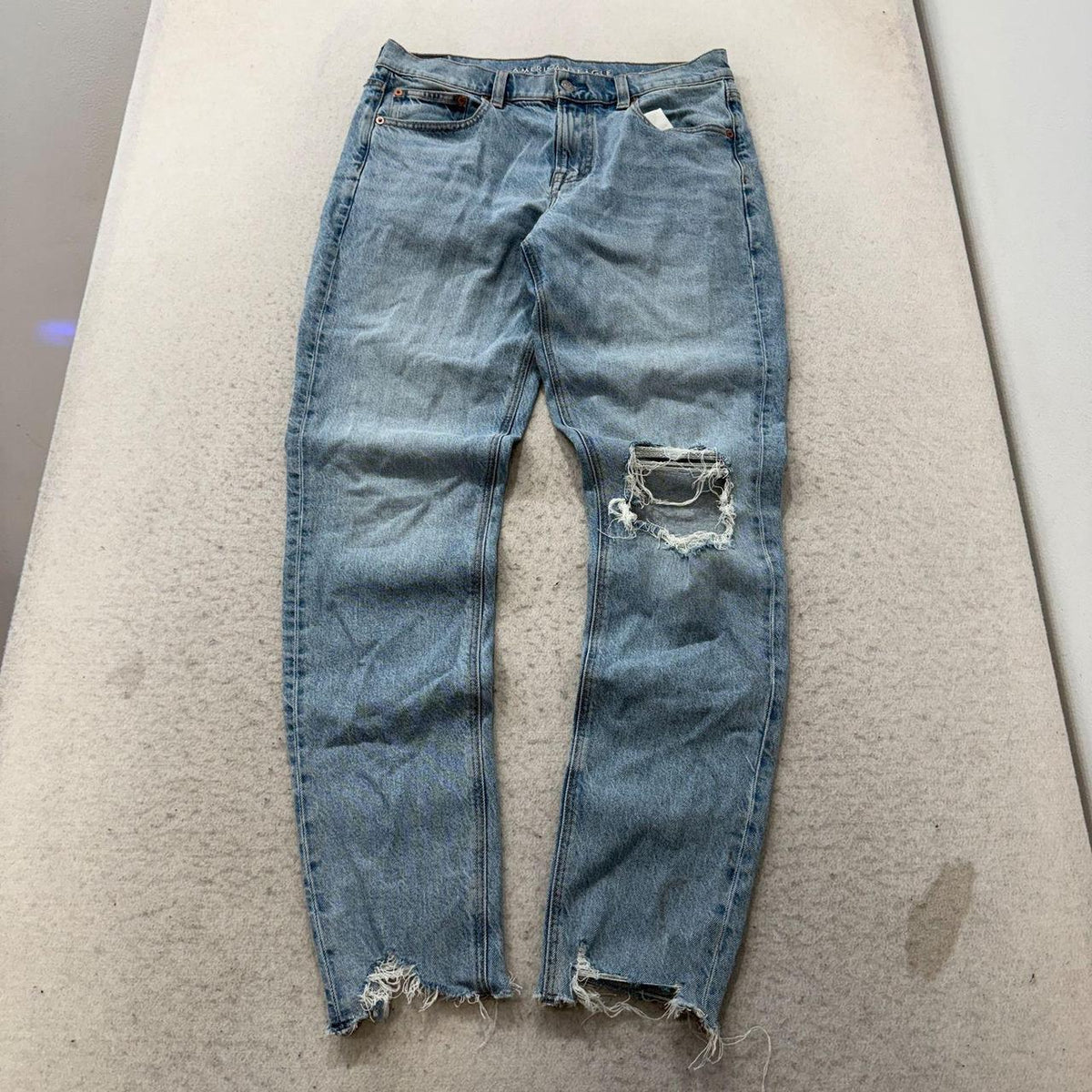Vintage Y2K 2000's American Eagle Faded Distressed Open Leg Jeans