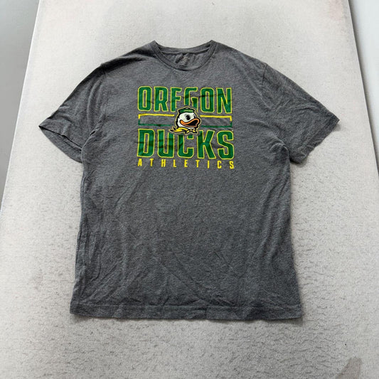 Vintage Y2K 2000's Seatgraph's Heather Grey Oregon Ducks Graphic Tee
