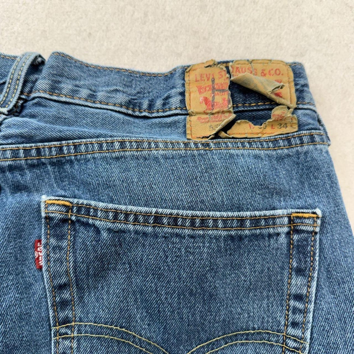 Vintage 90s Faded Open Leg Jeans