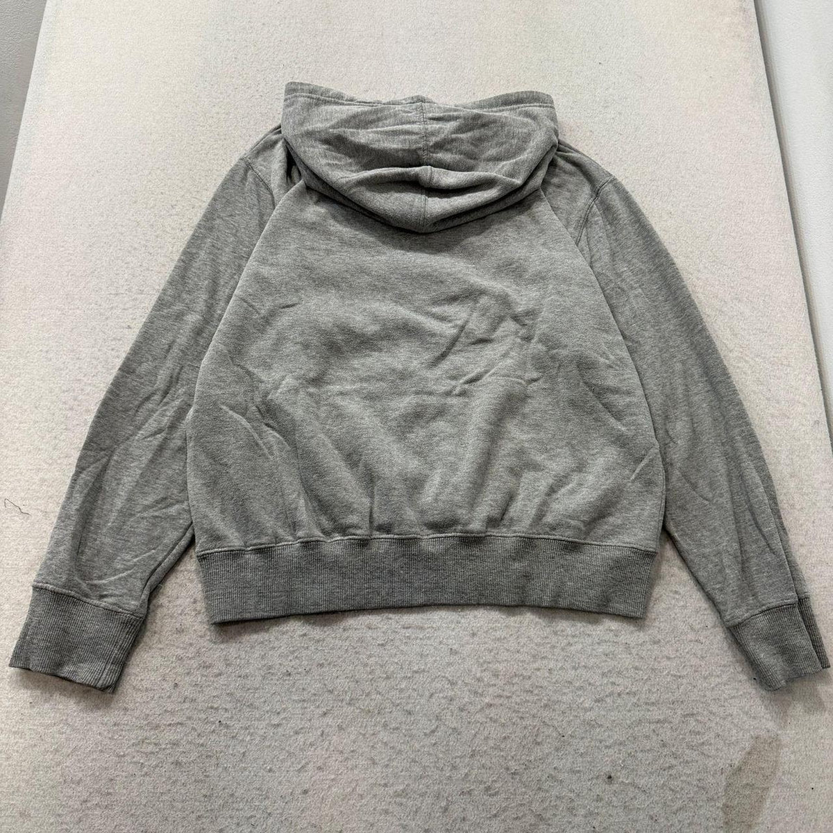 Vintage Y2K 2000's Stadium Athletics Grey Oversized Faded Spellout Hoodie
