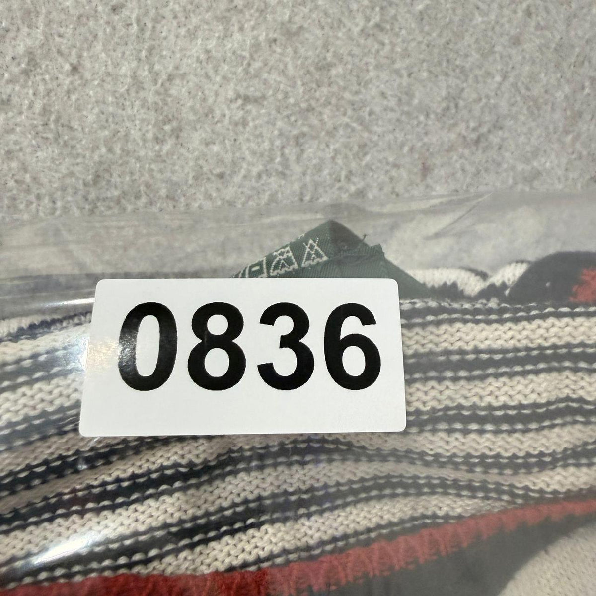 Vintage Y2K 2000's Women's Boxy Navy Striped Cardigan