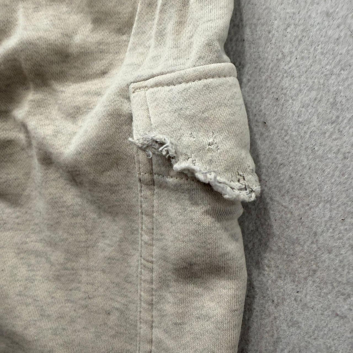 Vintage Y2K 2000's Nike Cream Baggy Cargo Pants