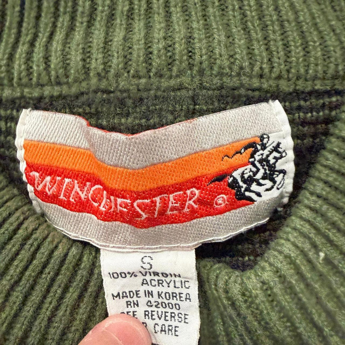 Vintage Y2K 2000's Sage Green Camo Boxy Crewneck Sweater