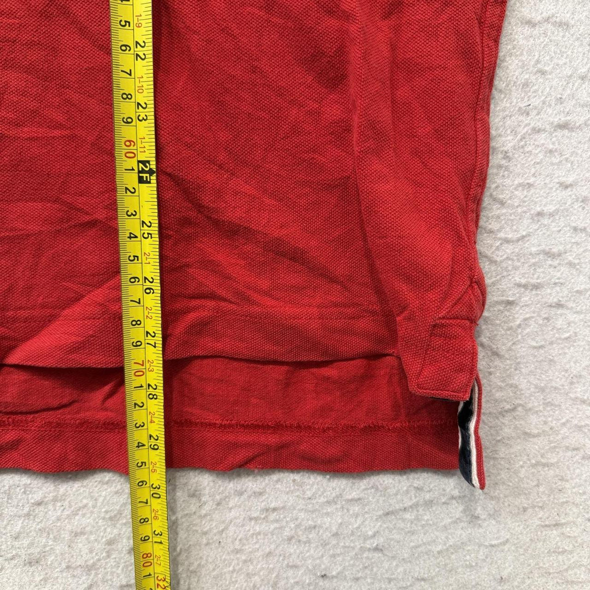 Vintage Y2K 2000's Abercrombie & Fitch Red Boxy Polo Shirt