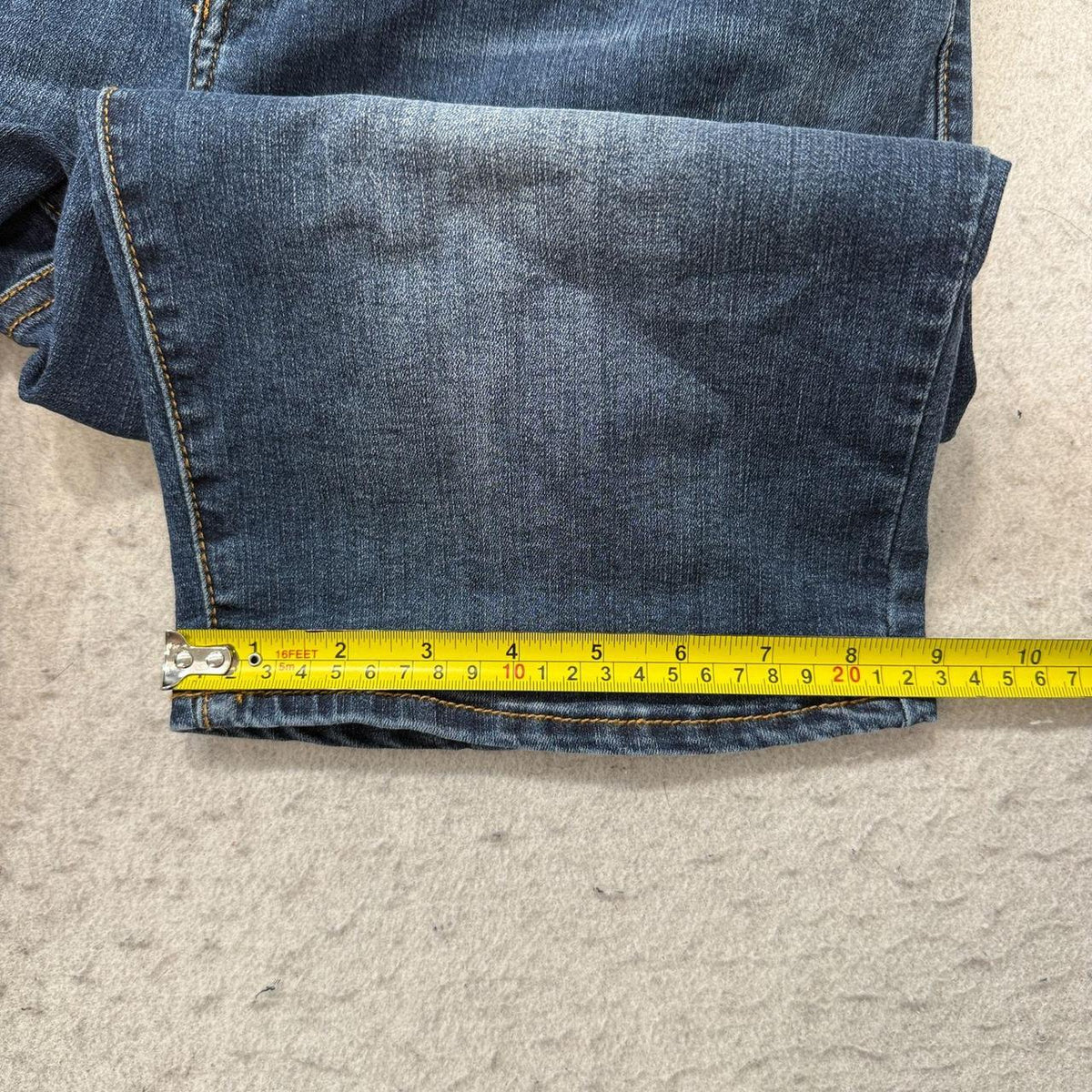 Vintage Y2K 2000's Women's Faded Open Leg Denim Shorts