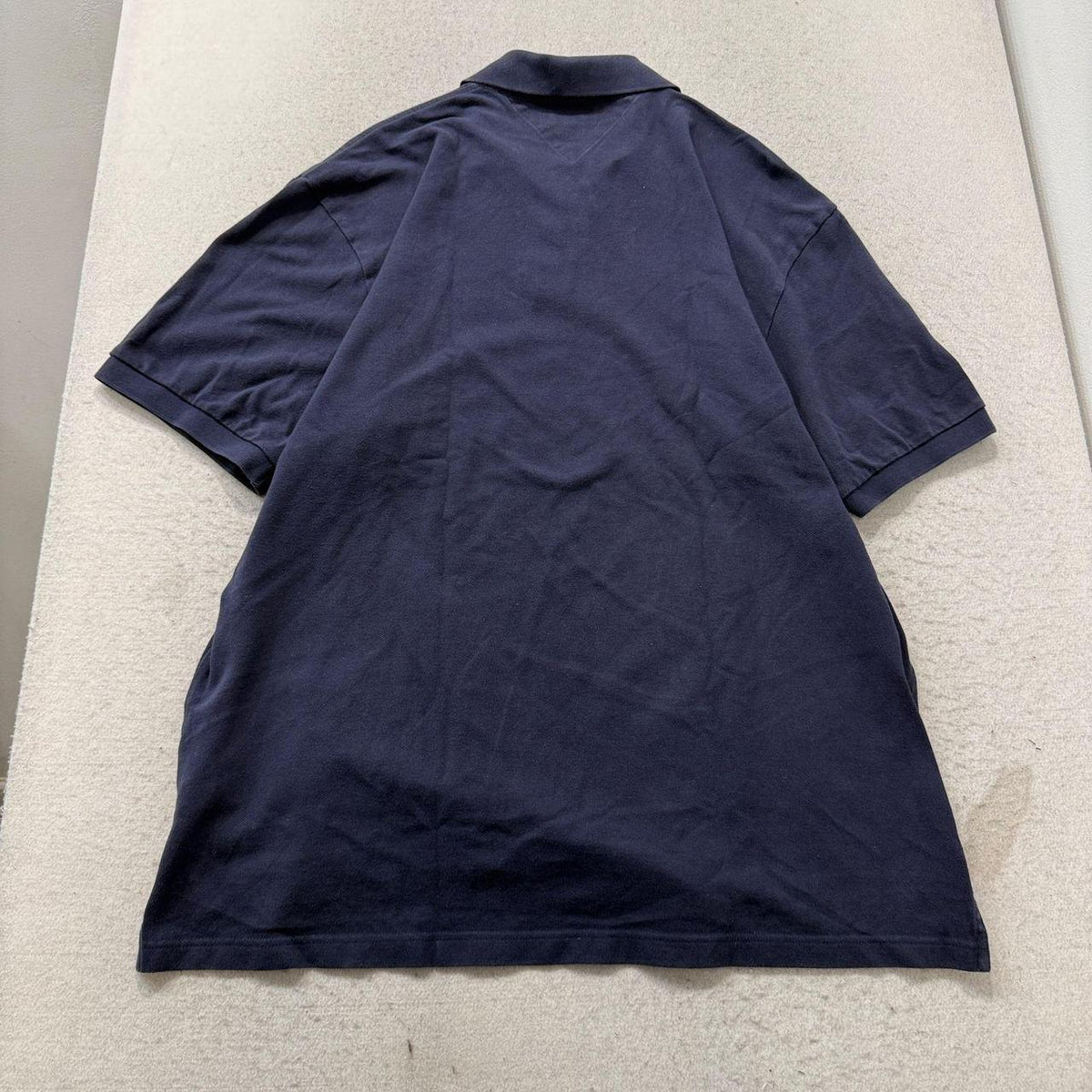 Vintage Y2K 2000's Tommy Hilfiger Navy Oversized Polo Shirt