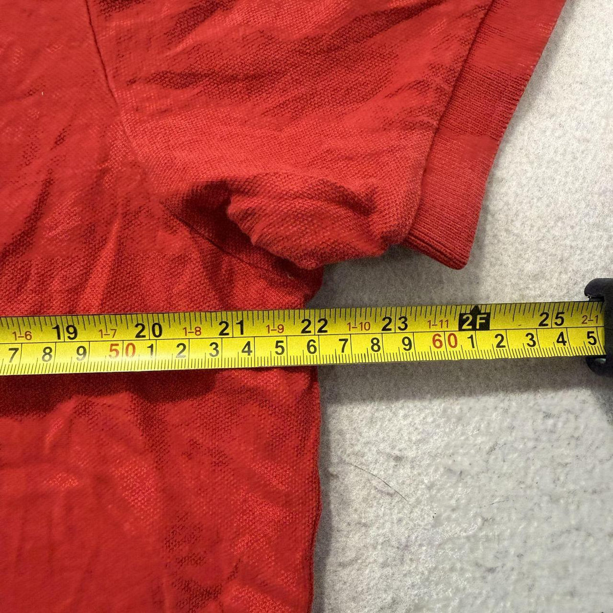 Vintage Y2K 2000's Abercrombie & Fitch Red Boxy Polo Shirt