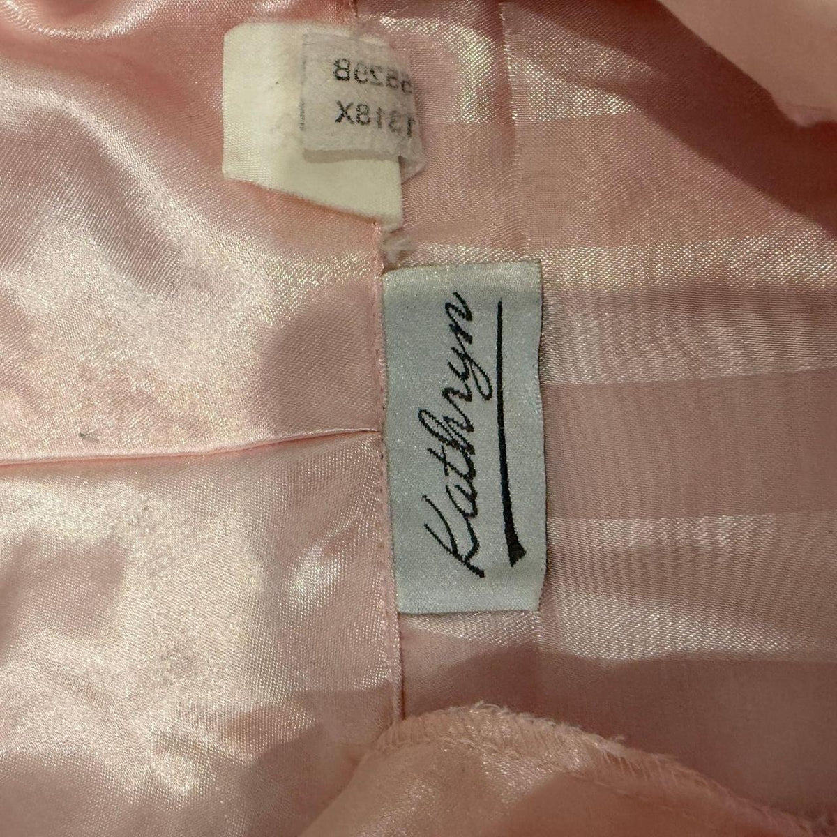 Vintage Y2K 2000's Women's Boxy Oversized Pink Satin Pajama Shirt