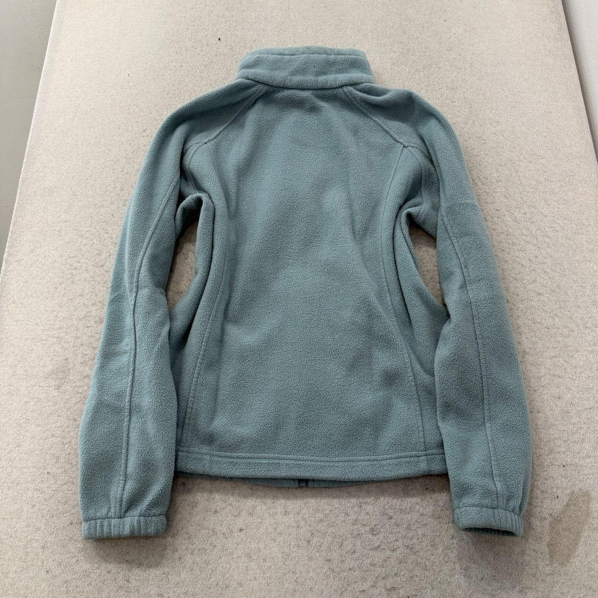 Vintage Y2K 2000's Women's Columbia Sage Green Zip Up Fleece Jacket