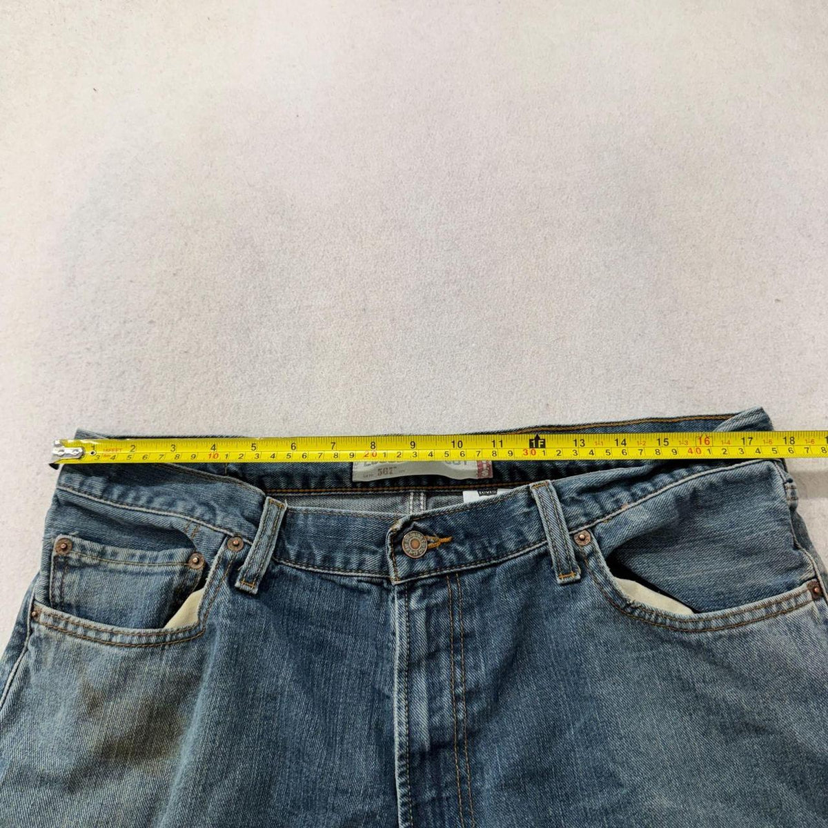 Vintage Y2K 2000's Levi's Faded Bootcut Distressed Denim Shorts