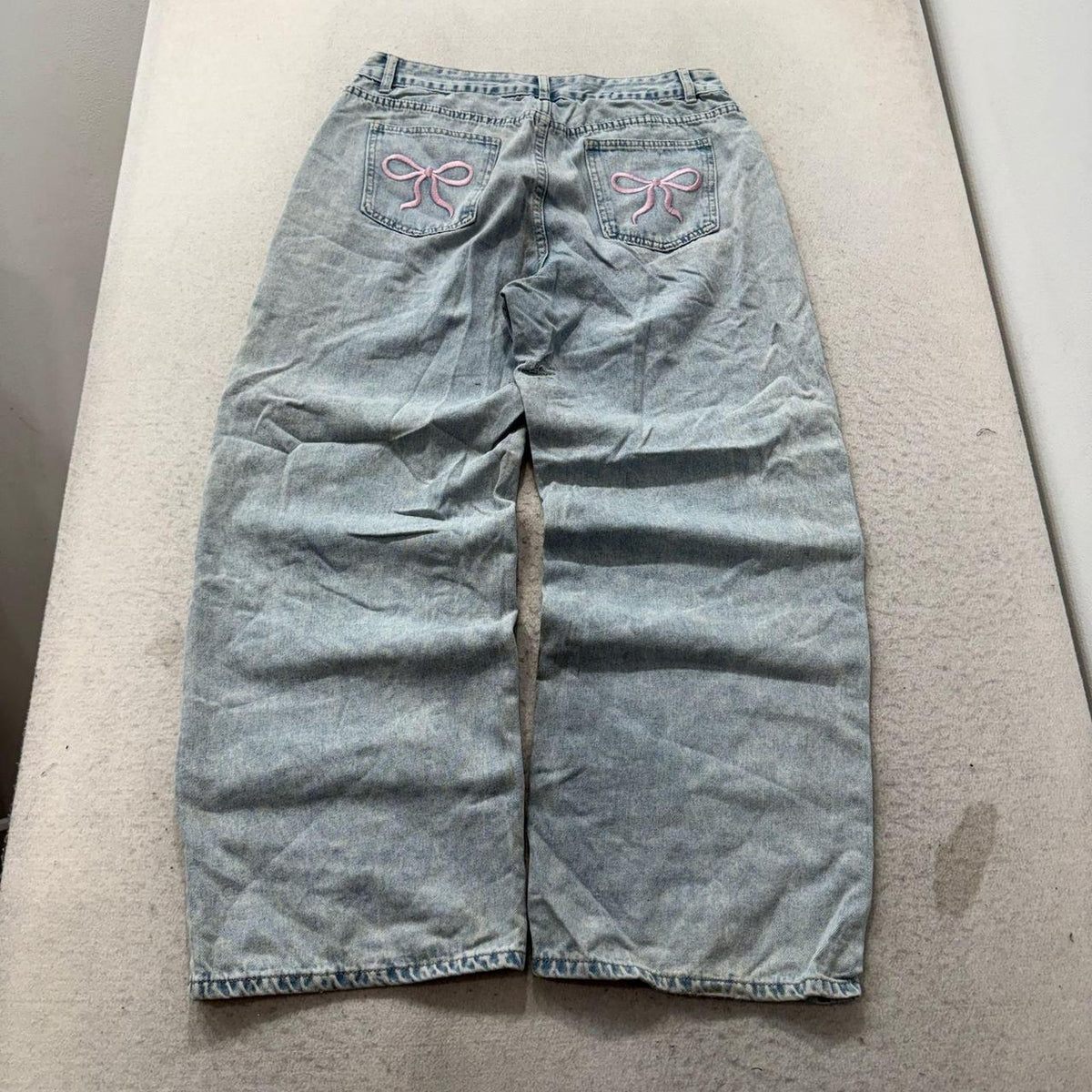 Vintage Y2K 2000's Women's Faded Open Leg Jeans