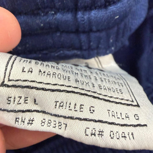 Vintage Y2K 2000's Adidas Navy Baggy Track Pants