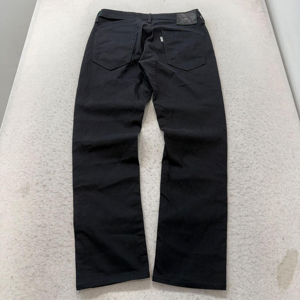 Vintage Y2K 2000's Black Open Leg Dark Wash Jeans