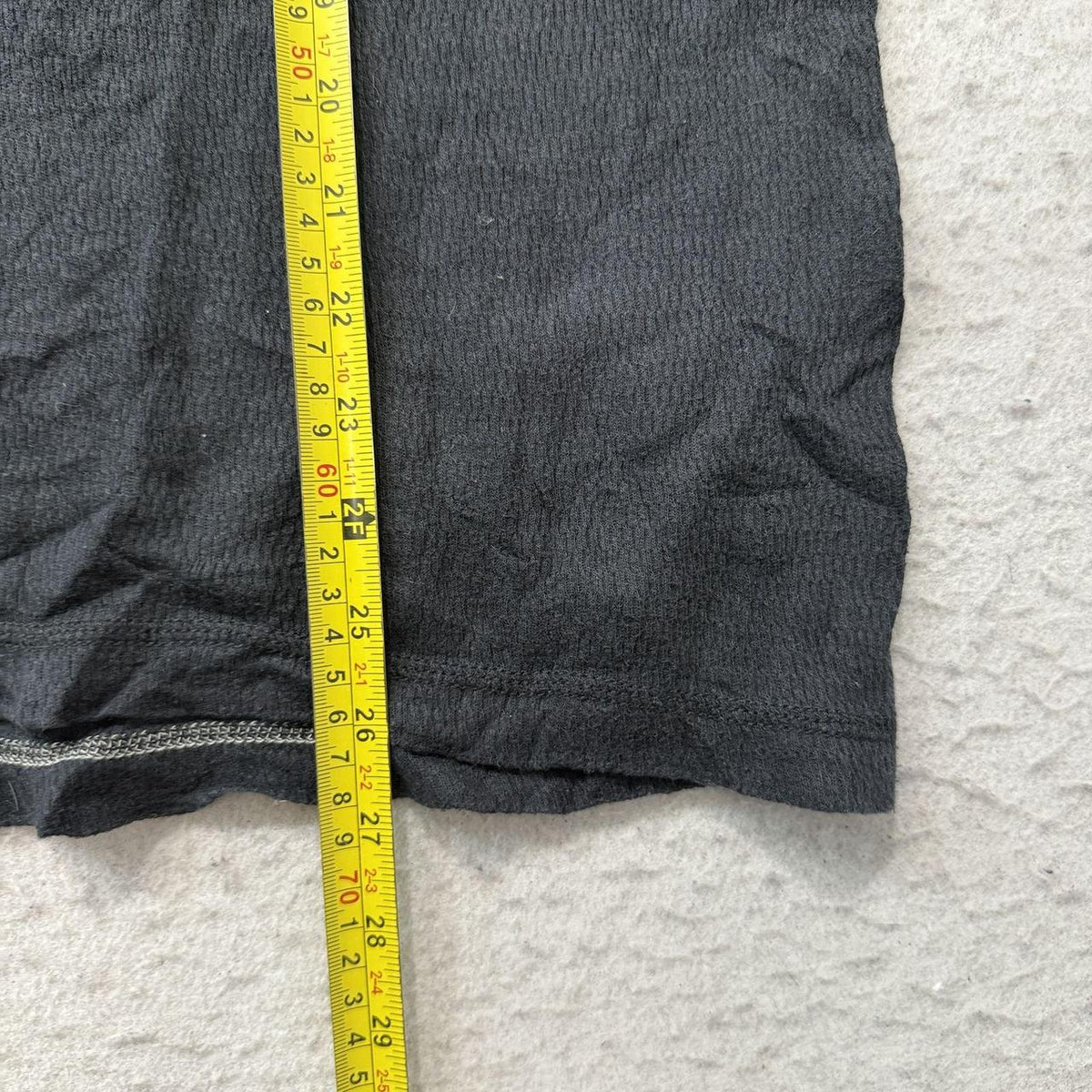 Vintage Y2K 2000's American Eagle Black Faded Thermal Long Sleeve Tee