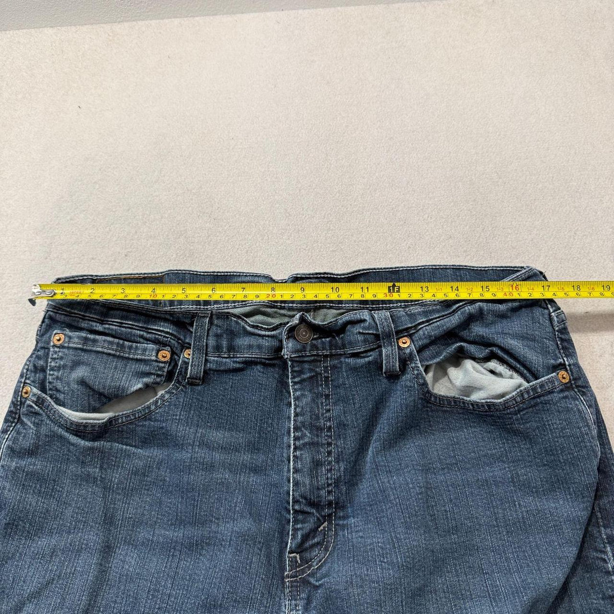 Vintage Y2K 2000's Faded Open Leg Distressed Jeans