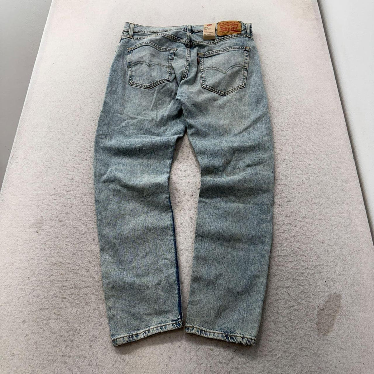 Vintage 90s Faded Open Leg Light Wash Denim Jeans