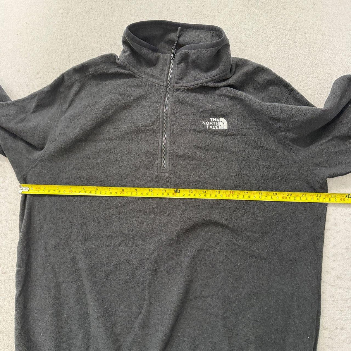 Vintage Y2K 2000's The North Face Black Fleece Half Zip Pullover