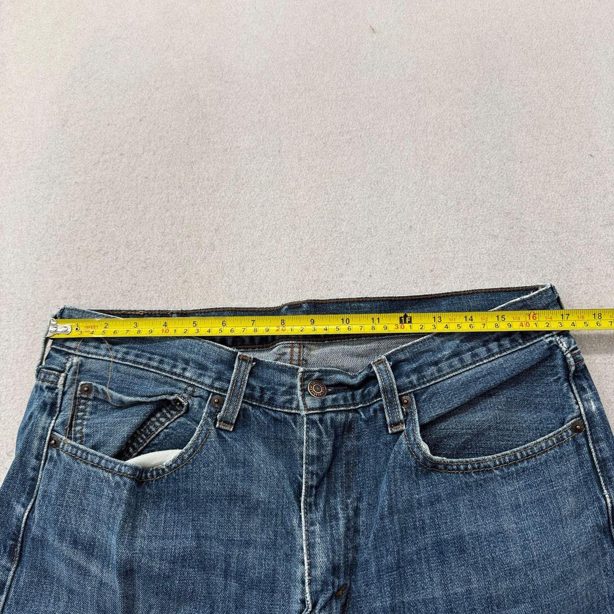 Vintage Y2K 2000's Faded Open Leg Jeans