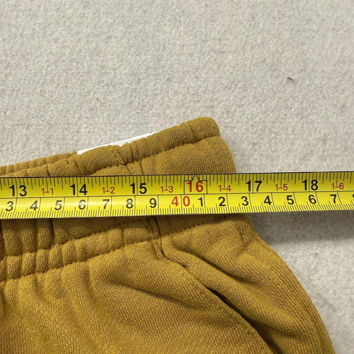 Vintage Y2K 2000's Nike Mustard Yellow Baggy Sweat Shorts