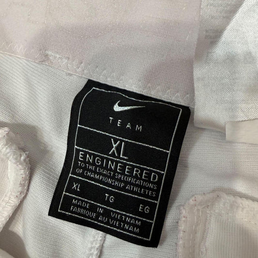 Vintage Y2K 2000's Nike White Baggy Track Pants