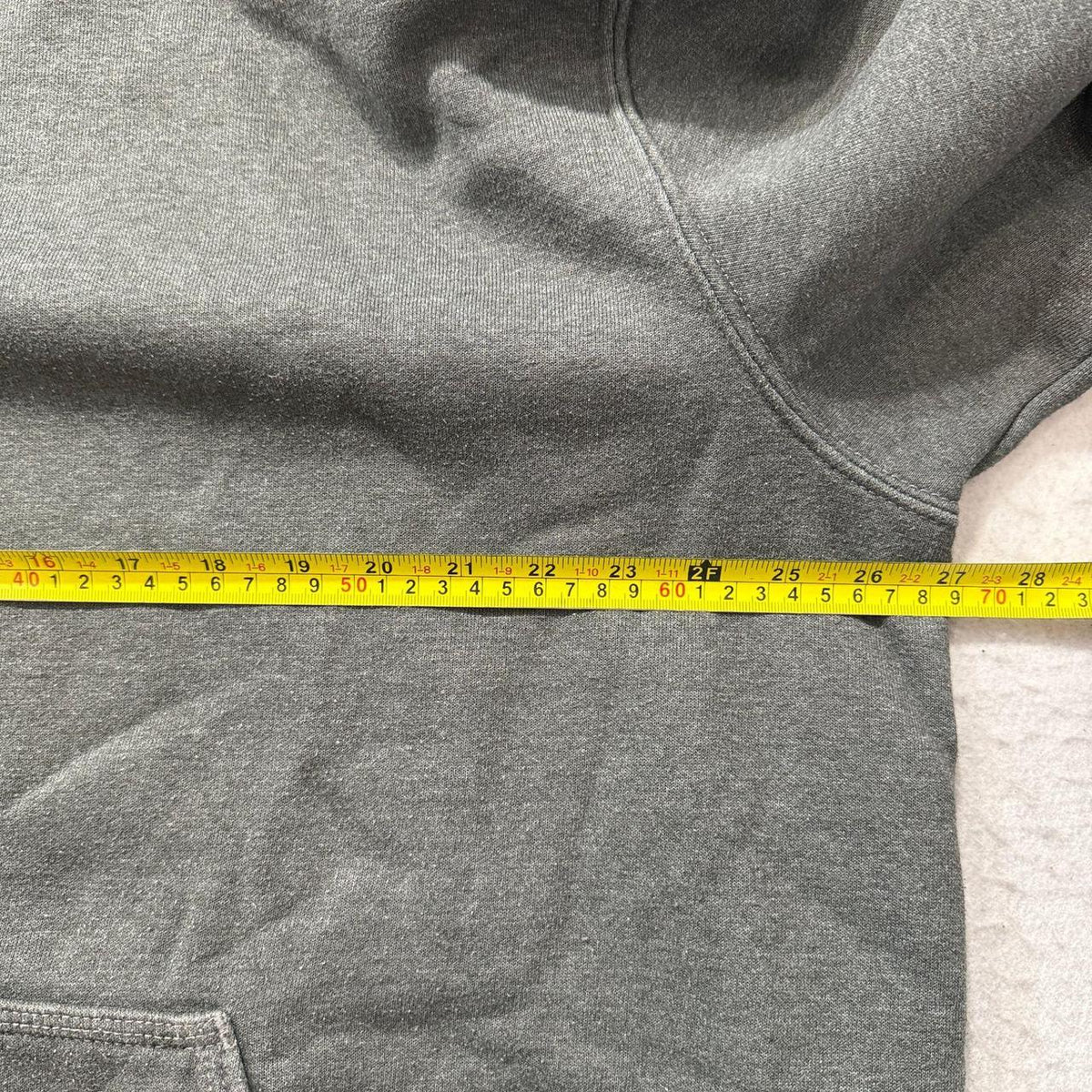 Vintage Y2K 2000's Carhartt Grey Faded Oversized Pullover Hoodie