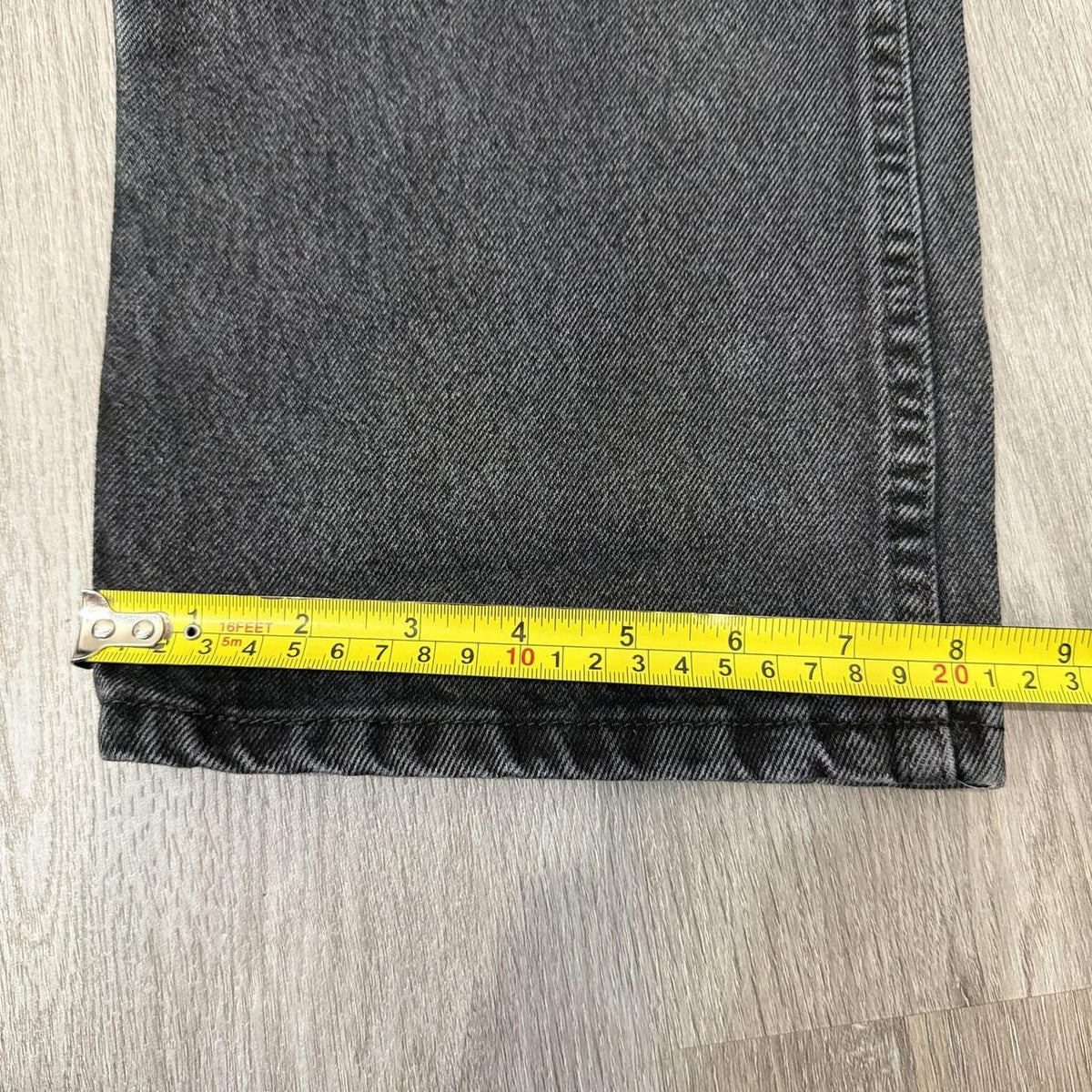 Vintage Y2K 2000's Black Faded Open Leg Jeans