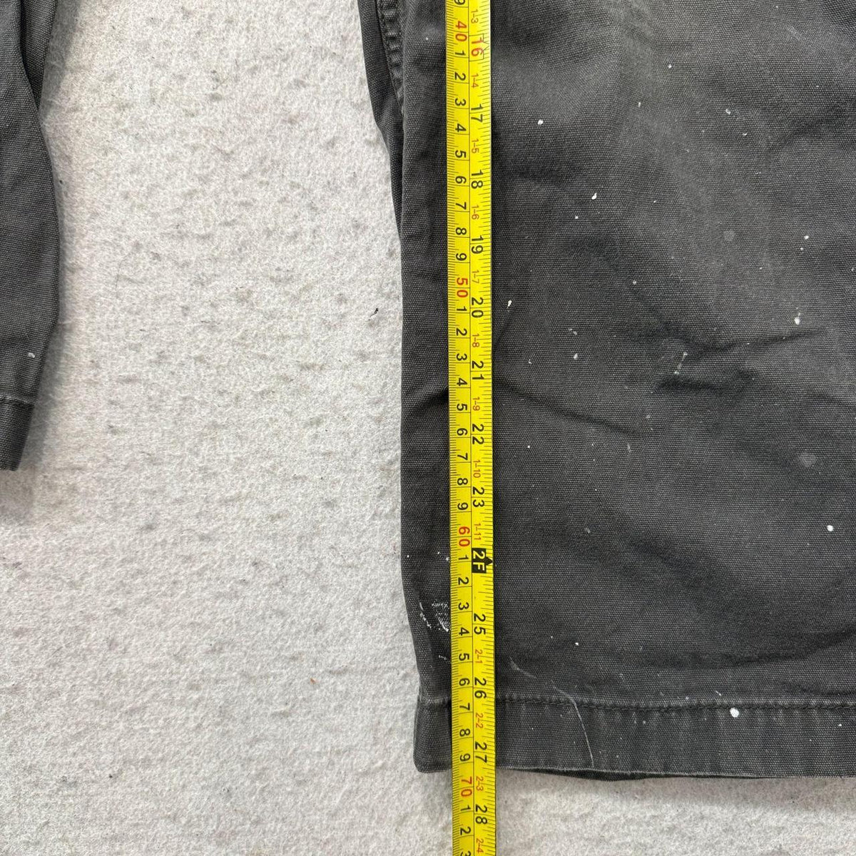 Vintage Y2K 2000's Carhartt Charcoal Grey Faded Carpenter Pants